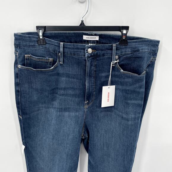 GOOD AMERICAN NWT Good Legs Blue Skinny Jeans in Blue004 // 22 Plus - Picture 5 of 10